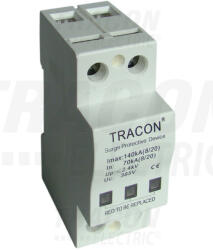 Tracon Túlfeszültségvédő készülék, 2. -es típus 40kA, 1P (TTV-B140) - vilagitasok