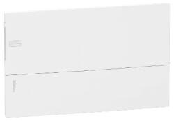 Schneider RESI9 MP Kiselosztó, teli ajtó, süllyesztett, 1x18 modul, PEN sín, komplett, fehér (MIP22118)