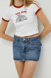 Levi's farmer szoknya mini, egyenes - kék 28 - answear - 31 990 Ft