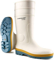 Dunlop Acifort tricolour PVC plusz nitrilgumi alapanyagú, teljesen vízálló csizma fehér színben O4 (GAND95140)