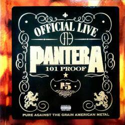 WARNER Pantera - The Great Official Live: 101 Proof (reissue, 180g) (8122797431)