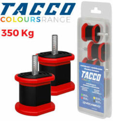 VECAMCO TACCO 9898-039 (350kg) 4db/csomag piros Klíma kültéri rezgéscsillapító gumibak (9898-039) - meleget