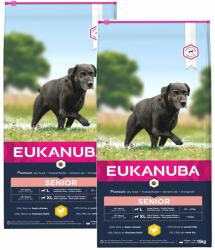 EUKANUBA Caring Senior Large Breed Hrana uscata pentru caini senior de talie mare, bogata in pui 30 kg (2 x 15kg)