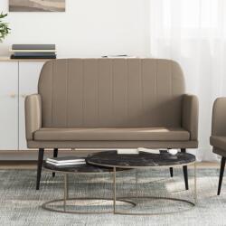 vidaXL Bancă, cappuccino , 107x80x81 cm, piele ecologică (351403)