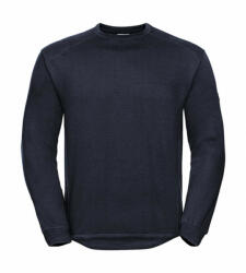 Russell Uniszex hosszú ujjú pulóver munkaruha Russell Europe Workwear Set-In Sweatshirt 4XL, Sötétkék (navy)
