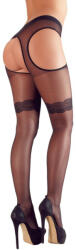 Cottelli Collection Legwear Suspender Tights 2530015 Black XL