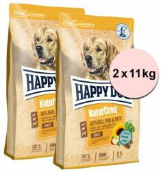 Happy Dog Happy Dog NaturCroq Geflügel Pur & Reis 2 x 11 kg
