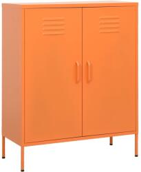 vidaXL Dulap de depozitare, portocaliu, 80x35x101, 5 cm, oțel (336165) Dulap arhivare