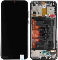Huawei 02353PNT Gyári Huawei P Smart S / Y8P OLED kijelző érintővel fekete kerettel, előlap akkumulátorral (02353PNT)