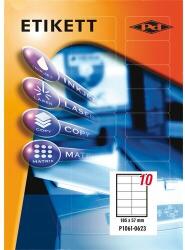 PD Office Etikett címke pd 105x57 mm szegéllyel 100 ív 1000 db/doboz (p1061-0623)
