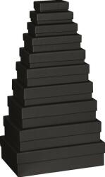 Stewo ajándékdoboz (20x12x5 cm, 4. méret) One Colour, fekete (2553782295)