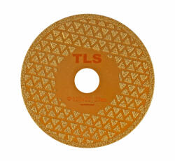 TLS VACUUM 2 SIDE TRIANGLE GOLDEN vákuum forrasztott gyémánt vágó- és csiszolótárcsa 2 oldalas d125 x 22.23 mm