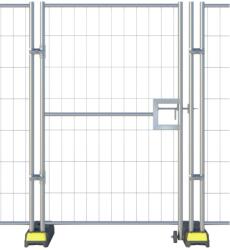 Mobil Kerítés Kapu - 1, 2 x 1, 85 m (KLMOBKAP)
