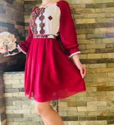 Ie traditionala Rochie stilizata cu motive traditionale Magdalena 2