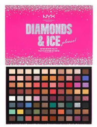NYX Paleta de farduri, NYX, Diamonds Ice, 80 culori