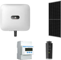 Huawei Sistem fotovoltaic 8KW trifazat hibrid, invertor Ongrid hibrid Huawei SUN2000-8KTL-M1, panouri JASOLAR JAM72S20-460 MR-BF(black frame) 460W 18 buc, Smart meter Huawei, Dongle Wifi (pachet8KWtHuawei)