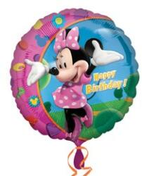 anagram Szülinapi fólia lufi 18" 45cm Happy Birthday, Minnie Mouse (LUFI138955)