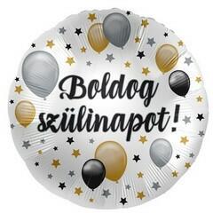Premioloon Szülinapi lufi 17" 42cm Boldog Szülinapot, mpr-12-1004K (bwmpr121004K)