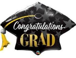 Qualatex Ballagási óriás lufi 41" 104cmCongratulations Grad, 82656 (LUFI829929)