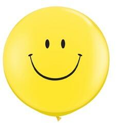3 feet 91cm latex léggömb Smiley, Emoji, 29211bo (LUFI917577)