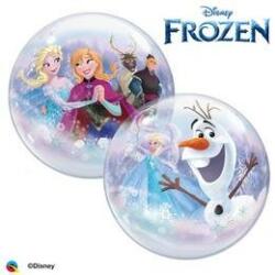 Qualatex Mintás Bubbles lufi 22" 56cm Disney Jégvarázs, Frozen (LUFI741666)