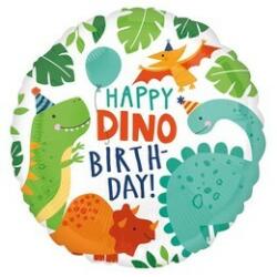 anagram Szülinapi lufi 18" 45cm Happy dino Birthday (bwn4066701)
