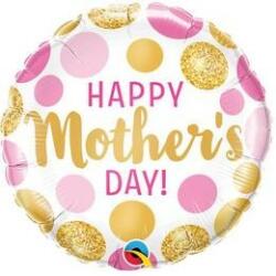 Qualatex Anyák napi fólia lufi 18" 45cm Happy Mother's Day (LUFI545623)