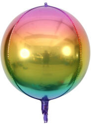  Gömb lufi 16" 40cm Orbz, Ombre, szivárvány, kód: 6 (LUFI553235)
