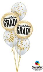  Héliumos luficsokor ballagásra, Congratulation Grad - Ingyenes GLS szállítással (LUFI394241)