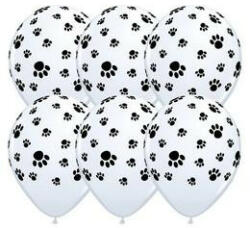 Qualatex Mintás lufi 11" 28cm mancs, tappancs, 6db, 61888 (LUFI397050)