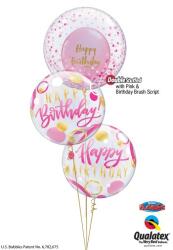  Héliumos luficsokor szülinapra, Happy Birthday - INGYENES GLS szállítással (LUFI691930)