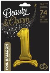 Godan Talpas számos lufi 29" (74cm) fólia szám, számjegy, 1 csak levegővel tölthető, Arany (MF5902973129502)