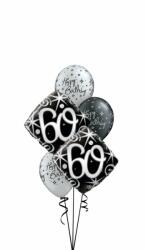  Héliumos luficsokor szülinapra - 60-as - INGYENES GLS szállítással (LUFI354509)