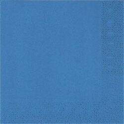 Unique Szalvéta 33x33cm egyszínű 20db kék p31462 (LUFI748185)