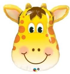  Óriás lufi 32" 81cm zsiráf, 16095 (LUFI949925)