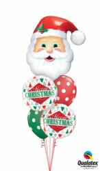  Héliumos luficsokor Télapó, Mikulás - Ingyenes GLS szállítással (LUFI809012)