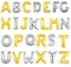 anagram Betű lufi 34" 86cm óriás Ezüst betű, H betű, (LUFI887517)