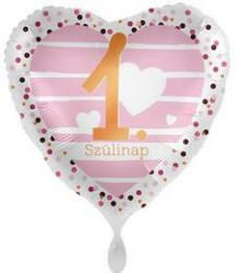  Szám, Számos fólia lufi 17" 42cm - 1-es lufi, mpr-70412 (LUFI868759)