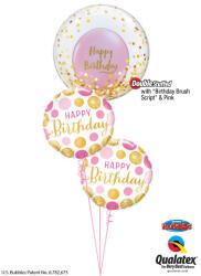  Héliumos luficsokor szülinapra, Happy Birthday - INGYENES GLS szállítással (LUFI636694)