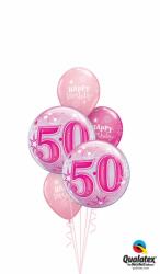  Héliumos luficsokor szülinapra - 50-es - INGYENES GLS szállítással (LUFI513248)