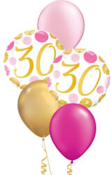  Héliumos luficsokor szülinapra - 30-as - INGYENES GLS szállítással (LUFI551167)