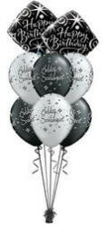  Héliumos luficsokor szülinapra, Happy Birthday - INGYENES GLS szállítással (LUFI977728)