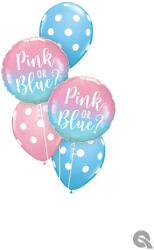  Héliumos luficsokor babaváróra Pink or Blue - INGYENES GLS szállítással (LUFI392455)