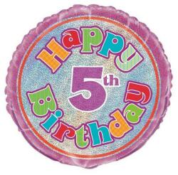  Szám, Számos lufi 18" 45cm, Prismatic - 5-ös lufi (LUFI275710)