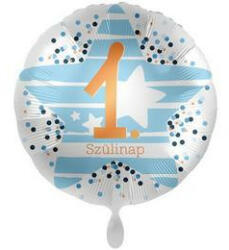  Szám, Számos lufi 17" 42cm - 1-es lufi, mpr-70406 (LUFI790447)