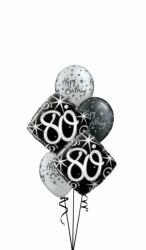  Héliumos luficsokor szülinapra - 80-as - INGYENES GLS szállítással (LUFI906092)