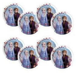 Decorata Party Papírtányér 23cm 8db Frozen, Jégvarázs (LUFI854135)