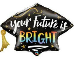 Qualatex Ballagási óriás lufi 41" 105cm Your Future is BrightBallagási kalap, 21568 (LUFI405281)