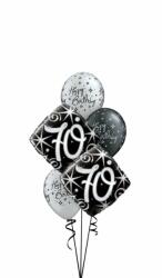 Héliumos luficsokor szülinapra - 70-es - INGYENES GLS szállítással (LUFI414792)