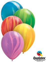 Godan Mintás lufi 11" 28cm 10db Rainbow SuperAgate (LUFI727884)